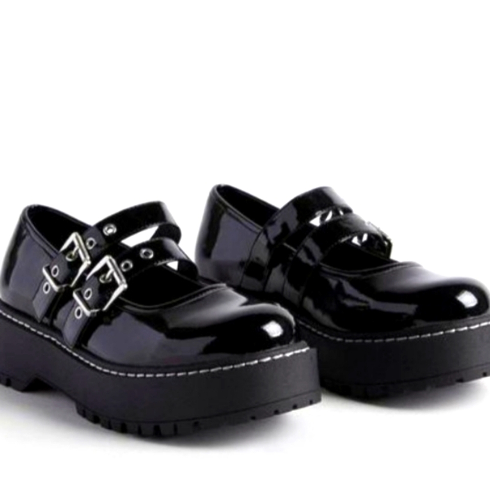 Torrid platform Mary Jane's double buckle